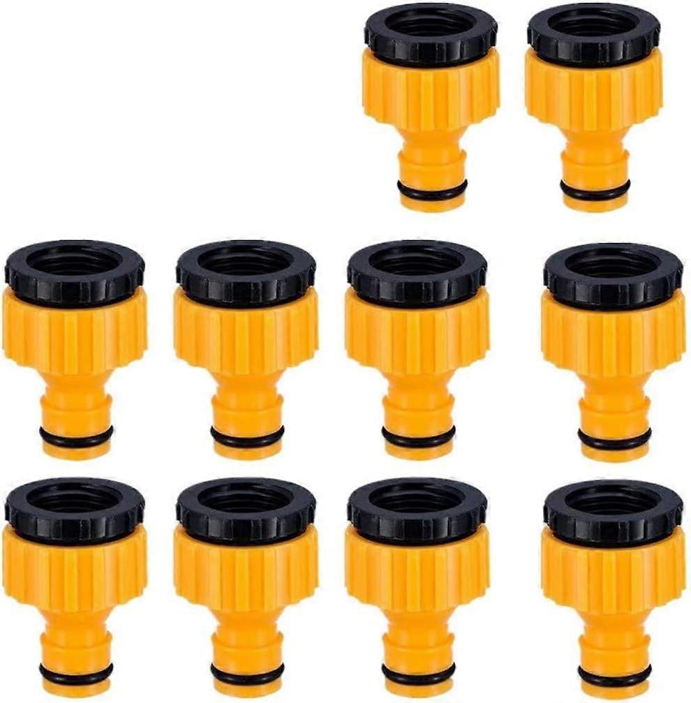 10pcs Faucet Connectors for Faucets with 1/2" 3/4" BSP Thread 2 in 1 Tap Connector Faucet Garden Faucet Adapter Connector for Faucets with Thread