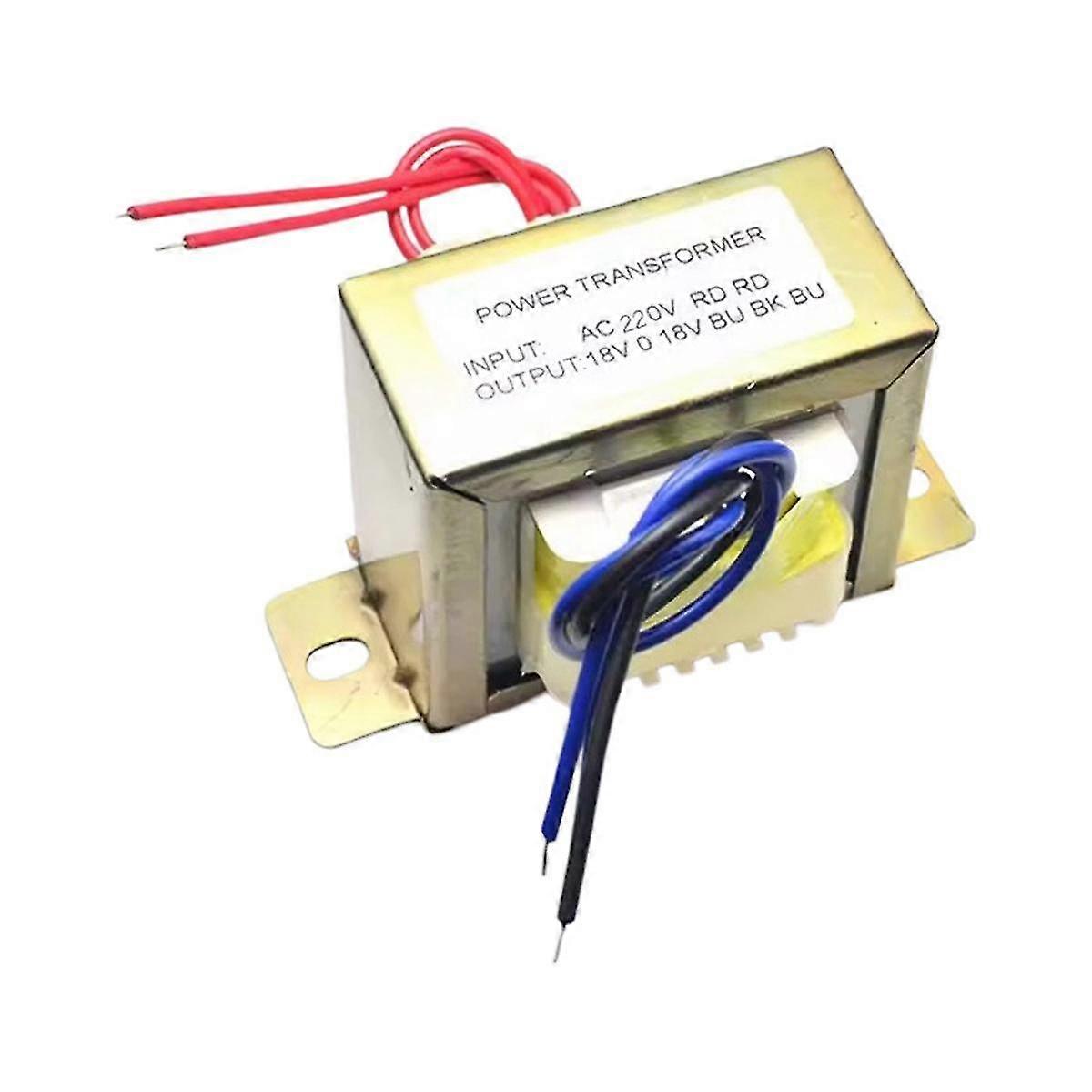 Power Transformer Dual Ac 18v 50w Ei Transformer 220v In Optional For Preamplifier 2.1 Amplifier Tone Board