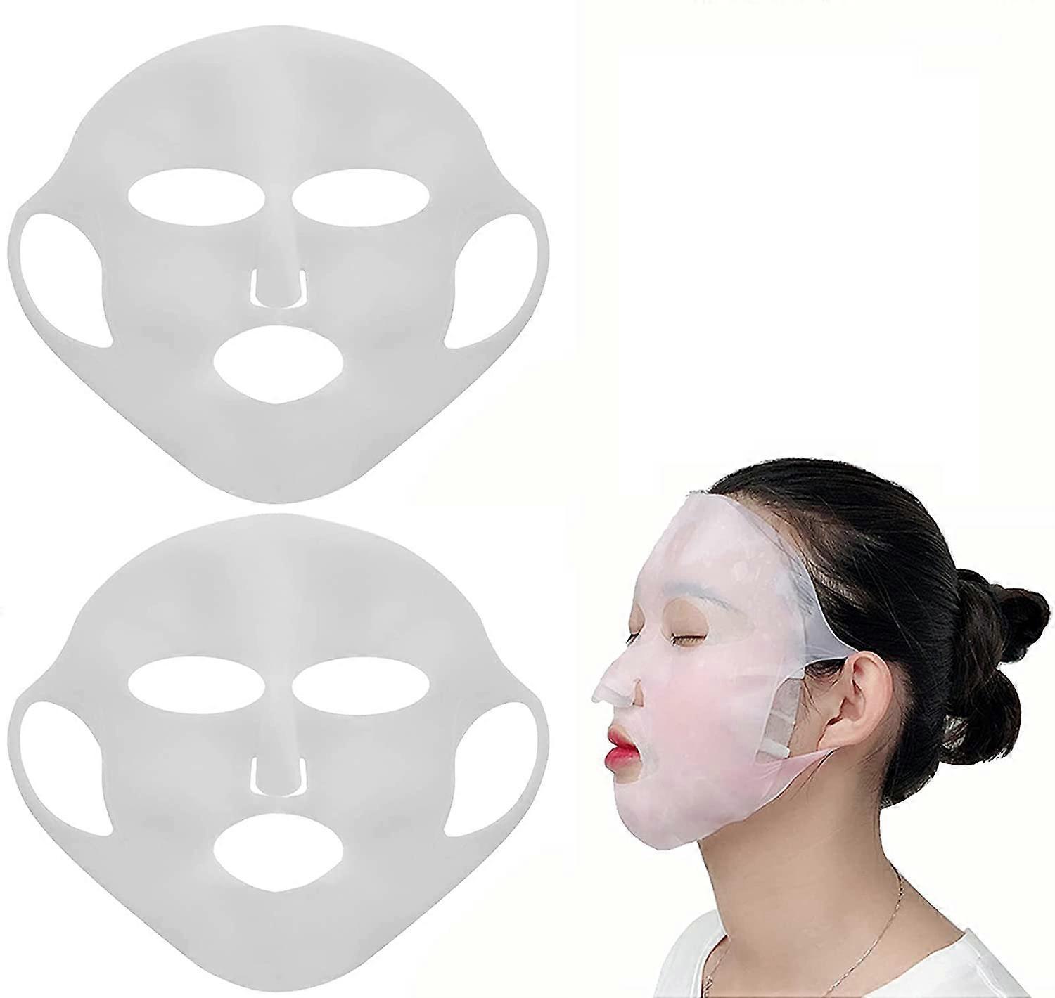 Pieces Reusable Silicone Face Mask
