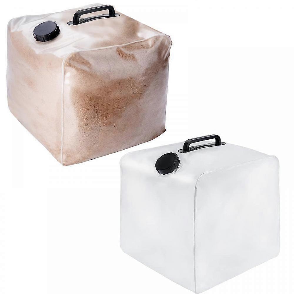 2 Pcs Pool Ladder Weights, Universal Pool Steps Weight SandBag, Plastic Fillable Anchor Bag Container Pool Stair Weights