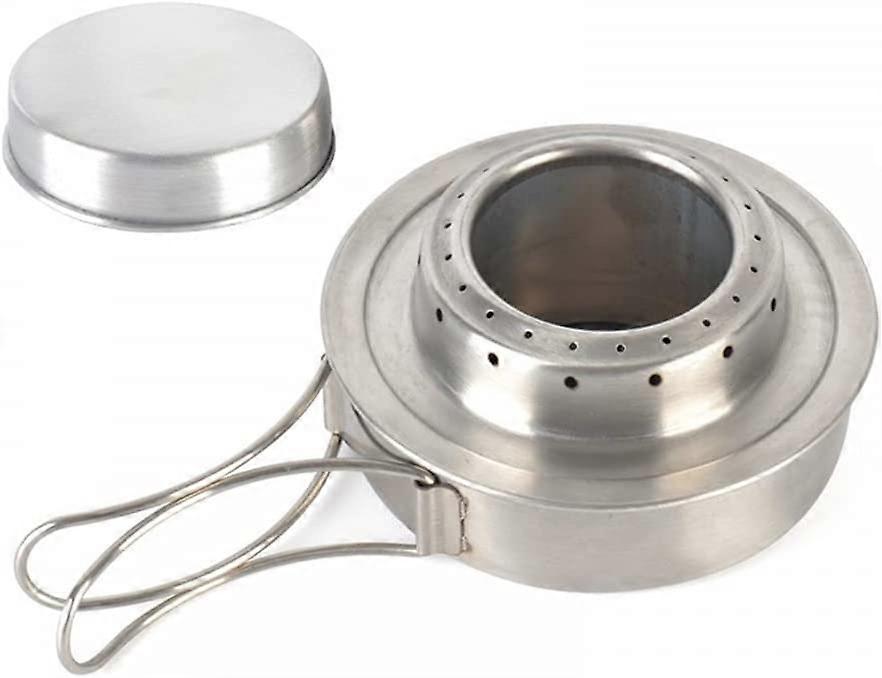 Camping Stove,with Handle Lid(Alcohol Free)