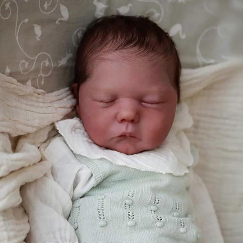 Bebe Reborn Kit 19 inch Willa pentru jucării pentru copii Reborn Doll Kit Fresh Color Soft Touch Neterminat DIY Piese de păpușă Drop Shipping