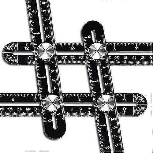 Template Tool, Aluminum Alloy Angle Template, Multi-angle Ruler, Multi-func n