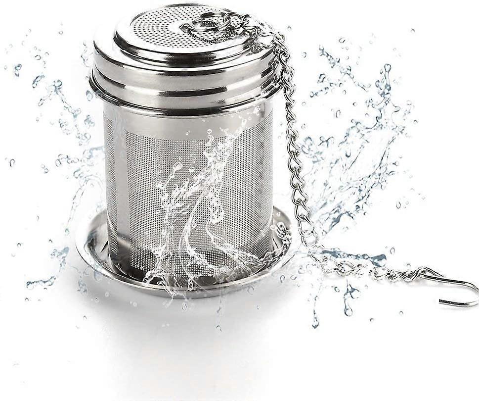 Tea Ball Infuser & Cooking Infuser, Extra Fine Mesh Tea Infuser Threaded Connection,Stainless Steel