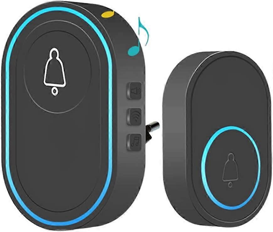 Wireless, 433 MHz, welcome bell, door, LED light, security alarm, EU plug
