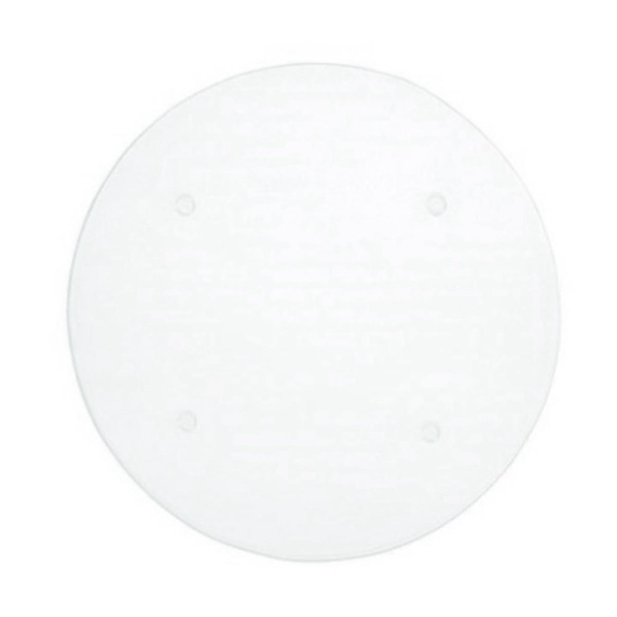 Tagliere rotondo in acrilico per campeggio all'aperto, piccolo vassoio da appoggio trasparente, resistente ai graffi, 30