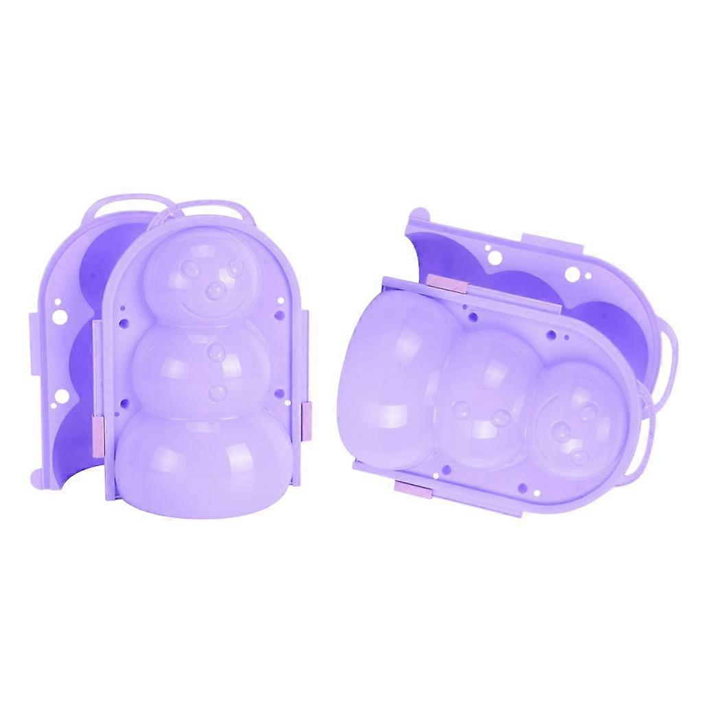 2ピース雪玉ツール冬のアウトドアスポーツ雪のおもちゃ子供雪だるま