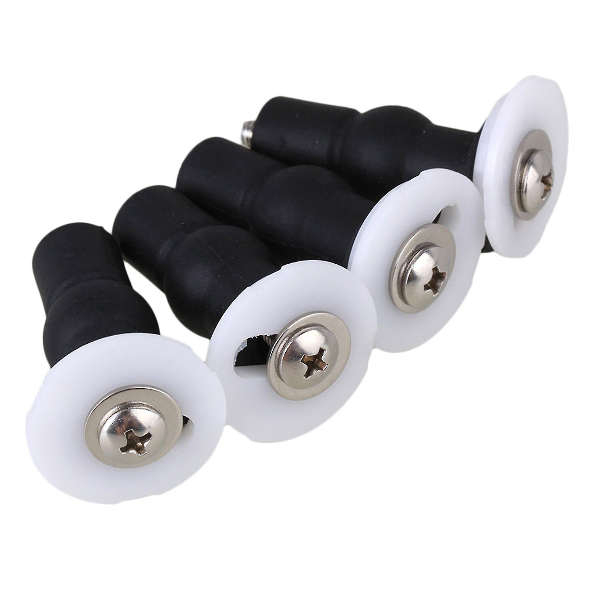 Hinges 2 Pairs Wc Toilet Seat Hinges Commode Cover Screw Well Nuts Blind Hole Fixings