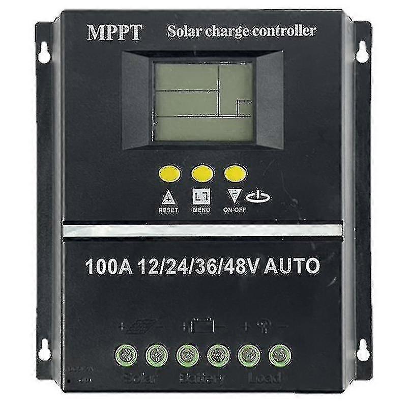 Pwm 100a 12v 24v 36v 48v Auto Solar Panel Charge Controller Solar Pv Carregador de bateria com PSP