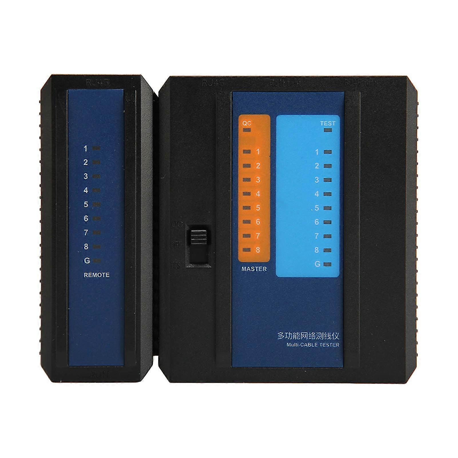 Network Cable Tester Multi Network Tester RJ45 Cable Test POE Switch Ethernet Cable Continuity Tester