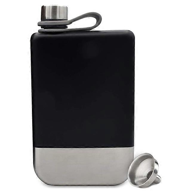 Premium Hip Flask for Whiskey 9oz 304 Stainless Steel Hip Flask with Funnel Leakproof Camping Whiskey Flask KC0444