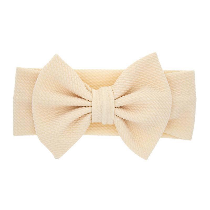 Childrens Elastic Bowknot Rabbit Ears Solid Color Hair Band Newborn Hair Band