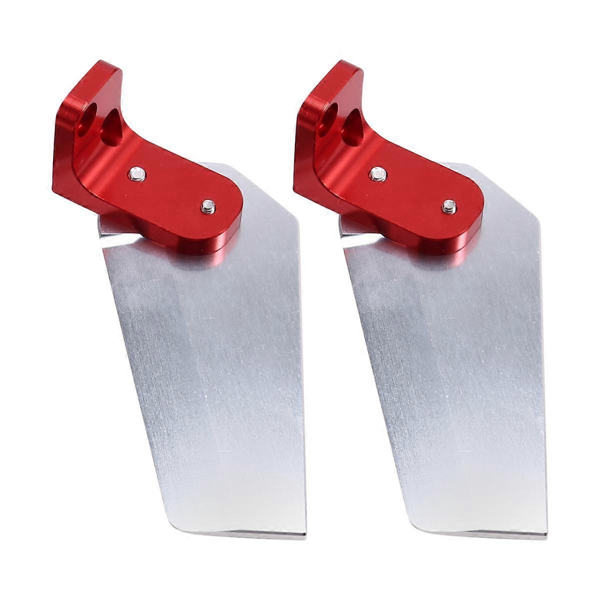 Turn Fin 95mm Length Adjustable Aluminum Turn Fins for RC Offshore Boats, Racing O Boats ,Remote Co