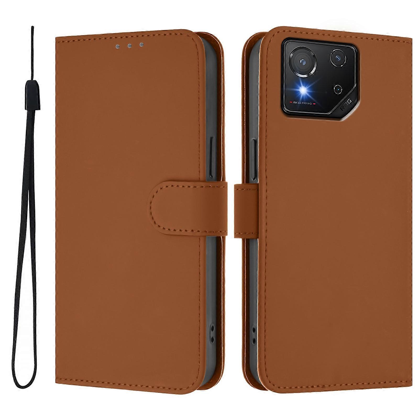 Solid Color PU Case For Asus ROG Phone 8 / 8 Pro