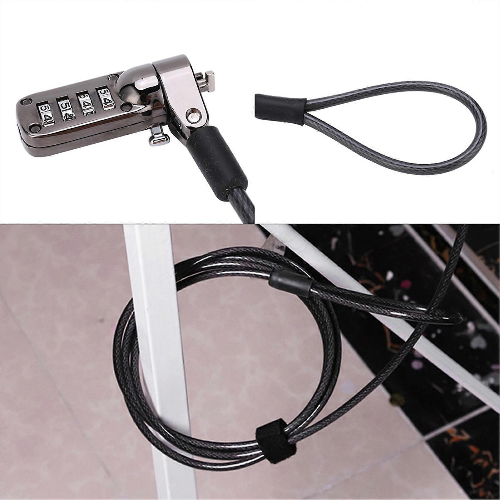 1.8m Extended Keyless Digital Anti theft Coded Combination Lock for Laptop Computer