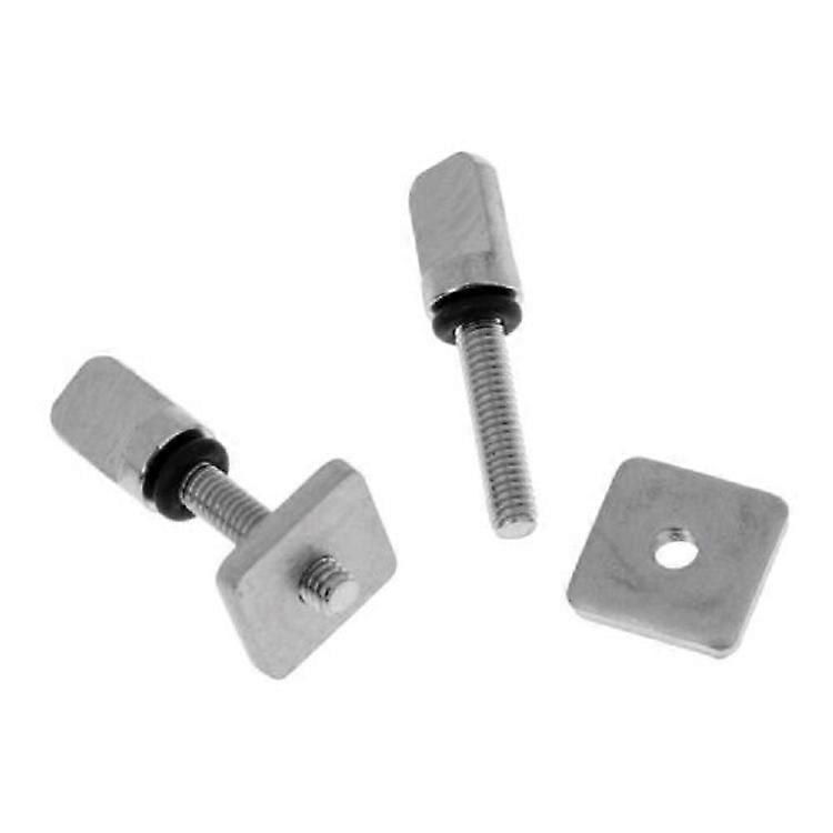3Pcs Planche de Surf Longboard Glissant Fin Vis & Plaque D’aileron Kit De Remplacement pour Stand Up Paddle Body Board