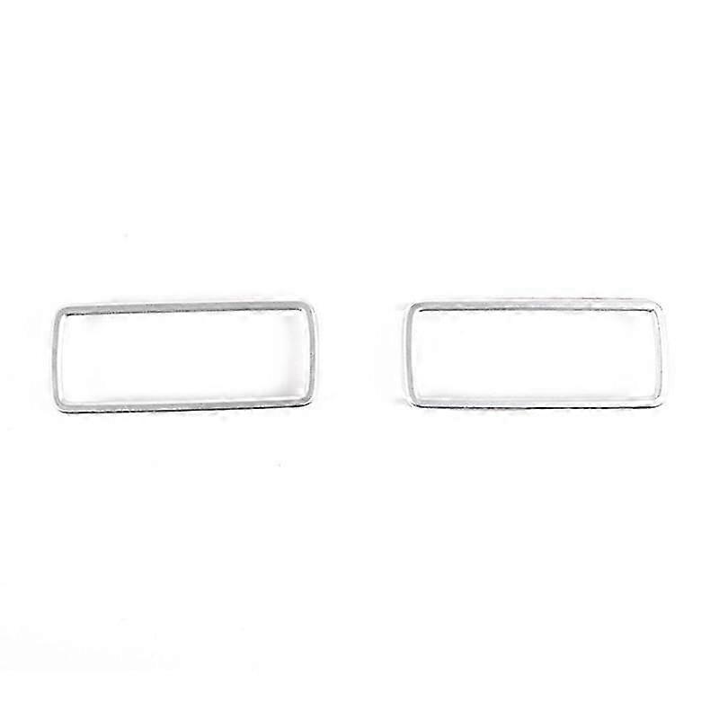 2PCS Car Trailer Tow Hook Hole Trim Frame for 90 110 2020-2023 Trailer Hitch Decor Sticker Cover