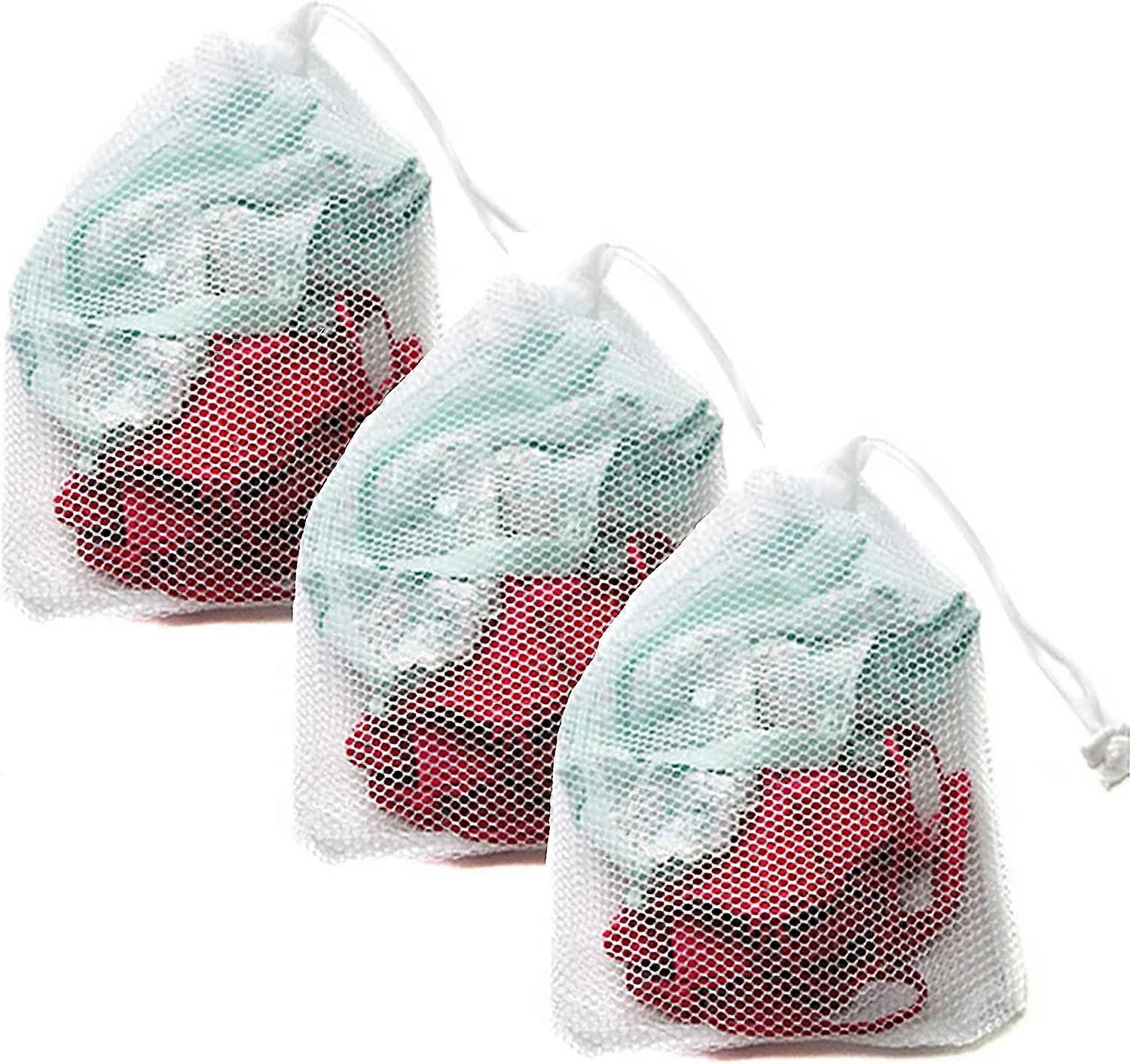 3 pieces of laundry and protective bags (30 * 40cm) with fine mesh, reusable washing machine bags, mesh, underwear, bra, and exquisite stockings