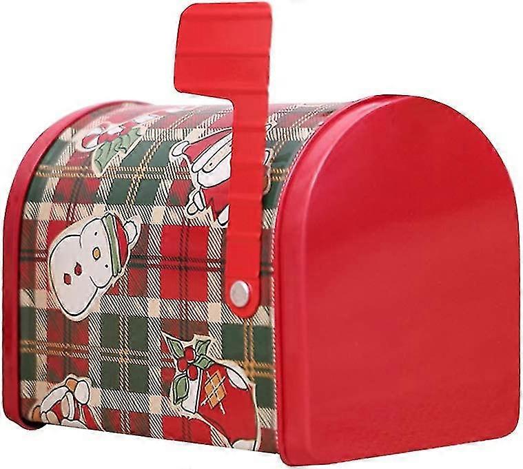 Christmas Mailbox, Tin Iron Mailbox, Post Box, Cookie Candy Boxes, Storage Boxes, With Lids