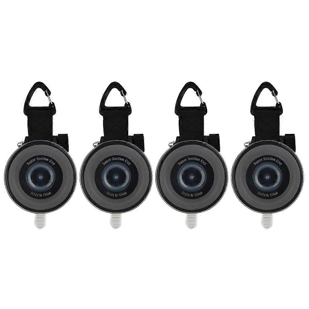 4Pcs Rear Securing Hook Suction Cup Anchor Securing Hook Tie Down Suction cups Car Side Awning Long Lasting hold