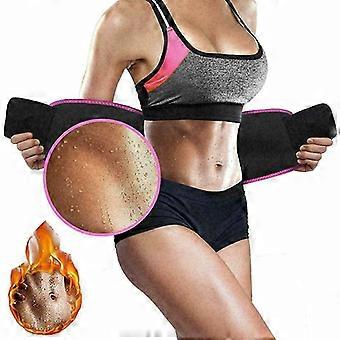 Sauna Taillentrainer Schweißgürtel Frauen Shaper Fatburner Gewichtsverlust Trimmer FitnessFettverbrennungsgürtel