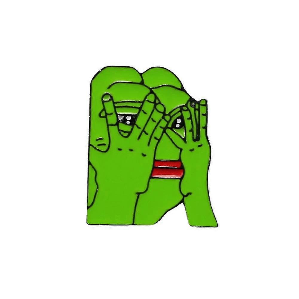 Frog Brooch, Funny Komim Badge