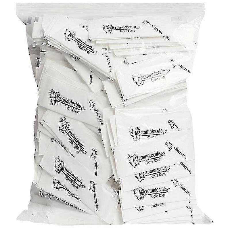 500pcs Dental Floss Stick Dental Floss Individually Packaged Disposable Floss Stick Floss Pick Line Cy) - Happy H