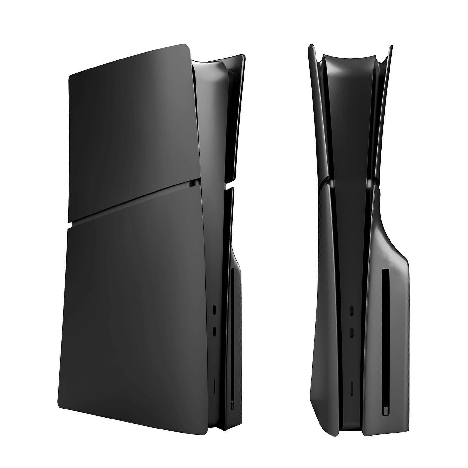 Cd-rom Version for PS5 Slim Host Shell, Controller Game Console Shell,Anti-Scratch Shockproof ABS Hard Shell