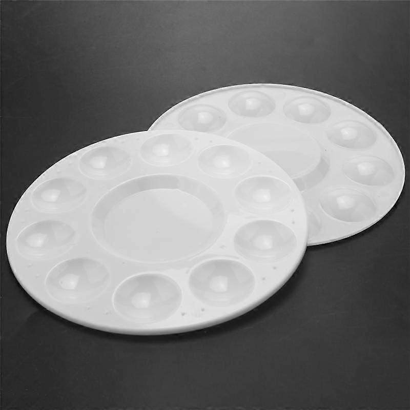 24 Pcs Paint Palette Tray Plastic for Kids and Adults to Create DIY Craft Professional Art
