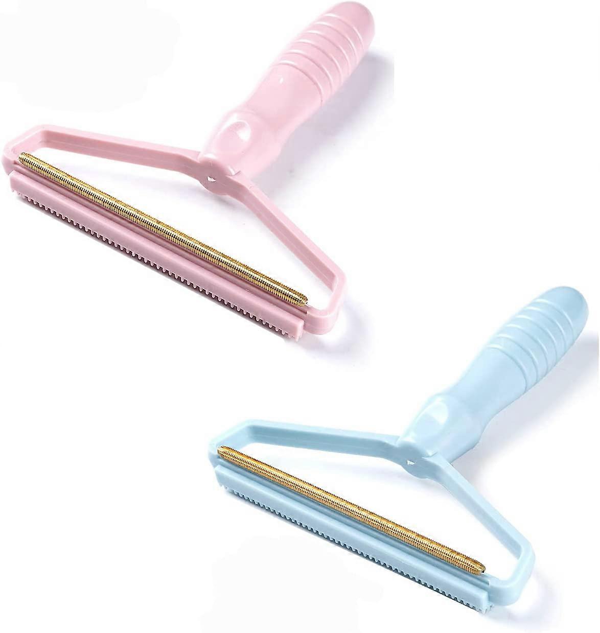 Portable Lint Remover, Heilwiy Manual Clothes Fuzz Shaver with Double Side Fuzz Remover Gift