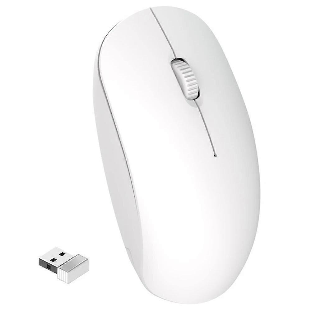 ORZERHOME Mouse Wirelesss White Gamer USB Mouse Wireless 2.4GHz Computer Silent Ergonomic Mouse Gaming PC Accessories for Laptop Mice & Trackballs