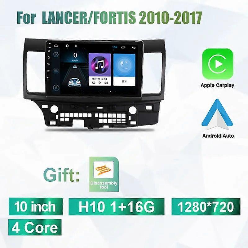 Car Radio Video Multimedia Player For 2010-2017 LANCER/ FORTIS Android 11 Navigation GPS Audio Autoradio Carplay IPS