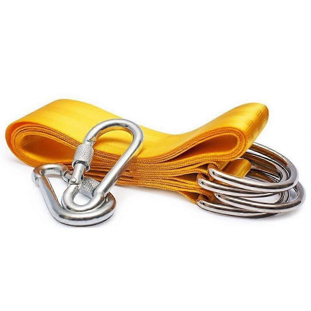 ABSF Swing attachment, suspension set hammock hammock chair Swing Hanging belt kit for attachment seat Hinged seat with 2 carabi