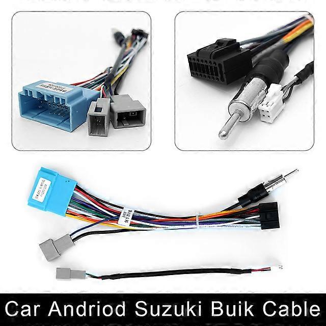 GPS Antenna 2 Din Bluetooth Transmitters Car Android Radio Cable Power Connector RCA Universal