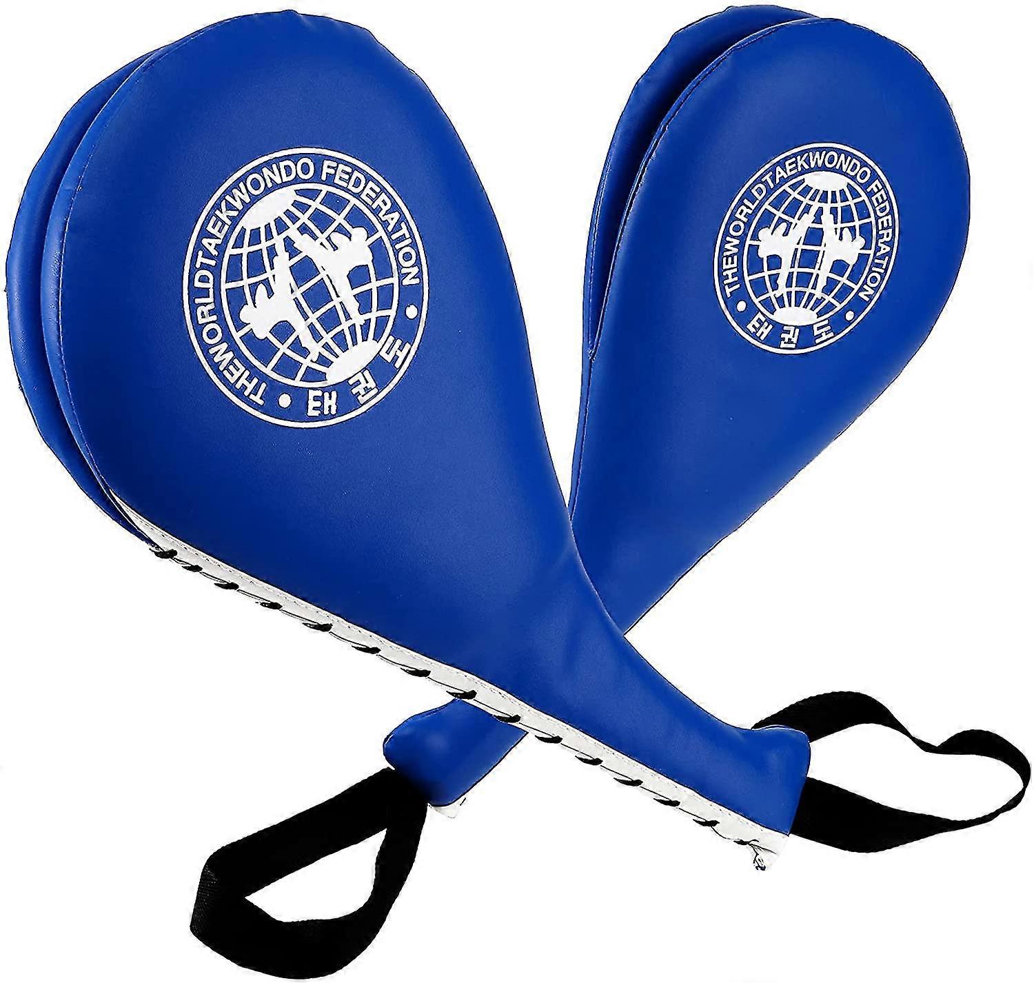 2er Pack Taekwondo Kick Pads, Durable Striking Pad Target Tkd Karate Martial Arts Strike Targets Kickboxing Training, Blau