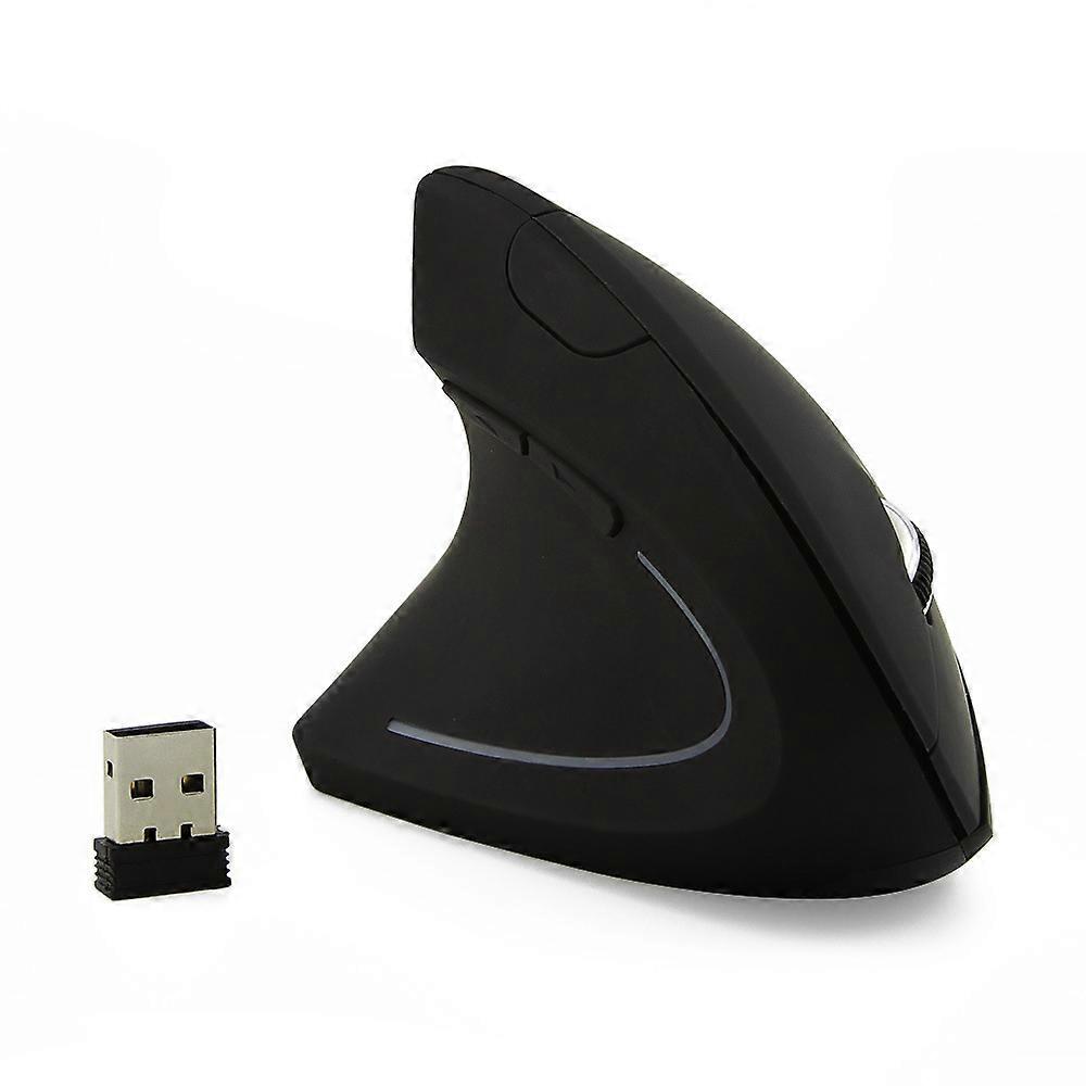 2 Pieces Left-handed Vertical Optical Mouse - Ergonomic Design - Prevention of Epicondylitis Mouse Syndrome- Especially Relaxing for Arm