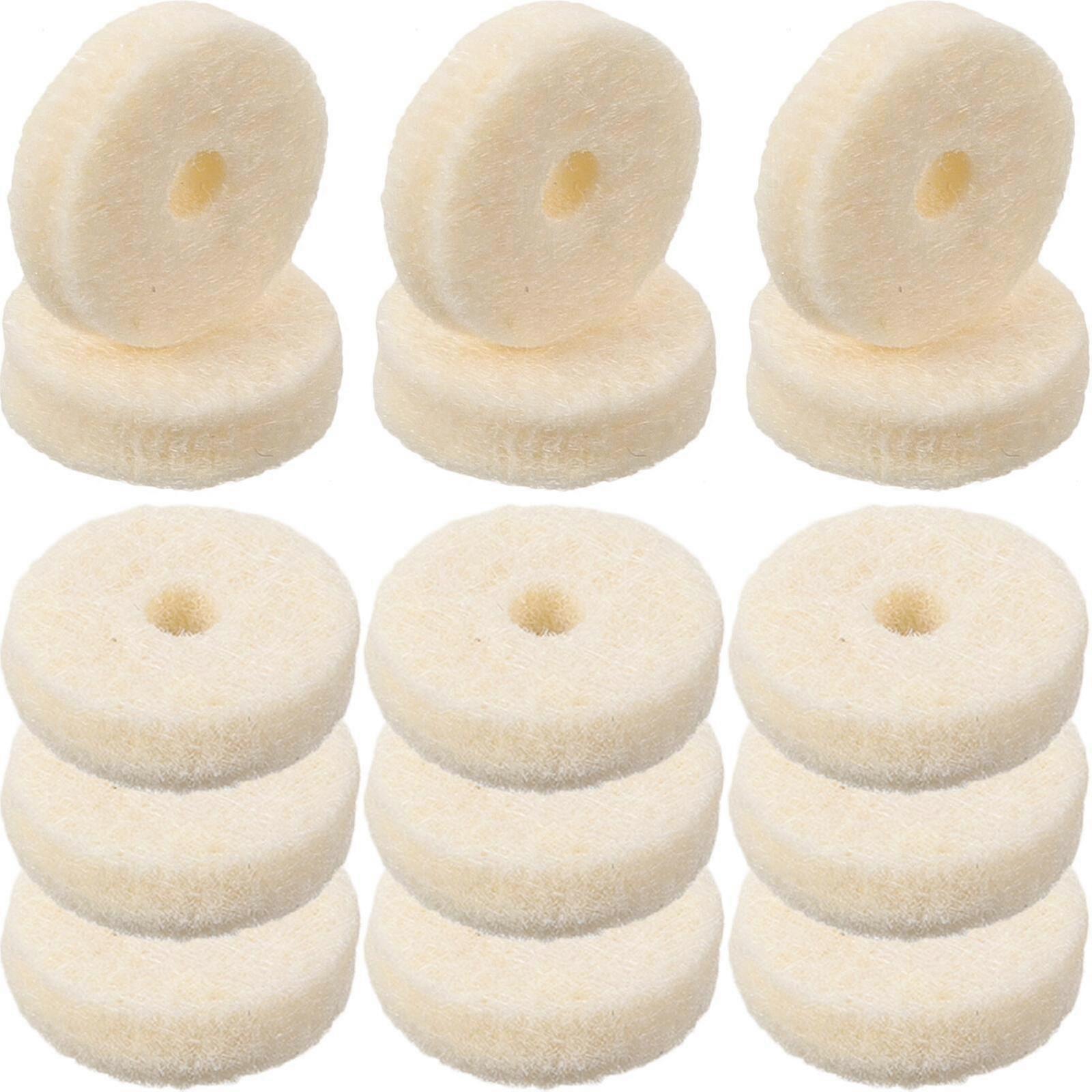 100pcs Felt Washers Replacement Round Washers Felt Pads Mechanical Replacement Accessories