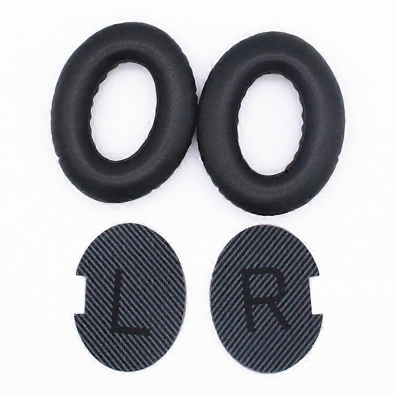 Premium Replacement Ear-Pads Cushions for Bose QC25/QC15/QC2/AE2i/QC35 - Black