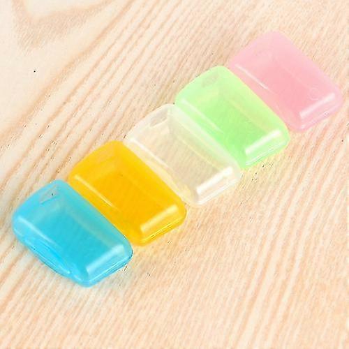 100pcs Toothbrush Cap Covers Toothbrush Head Protector Case For Travel Home