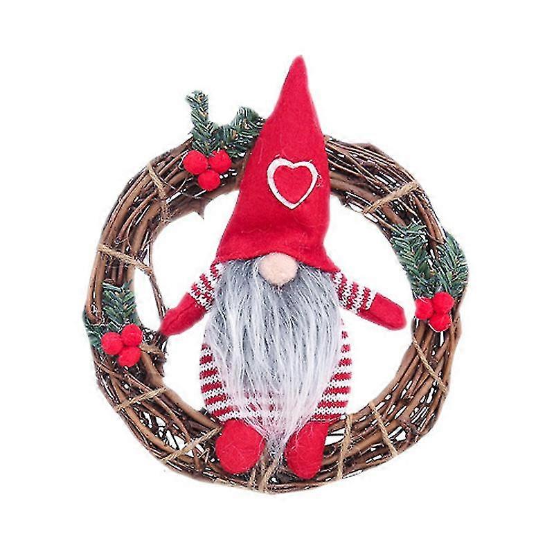 Juledekorasjon Rotting Ring Anheng juledekorasjon Vindu Krøkt Ornament juletre anheng