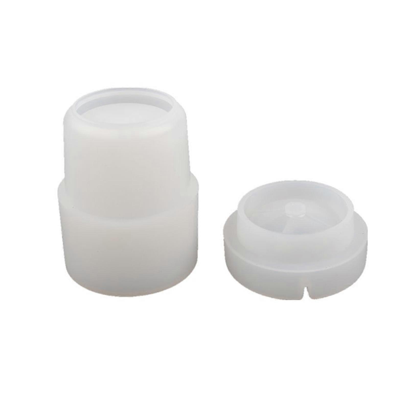 Round Ashtray Mold Silicone Mold for Epoxy Resin Casting Double-layer Design