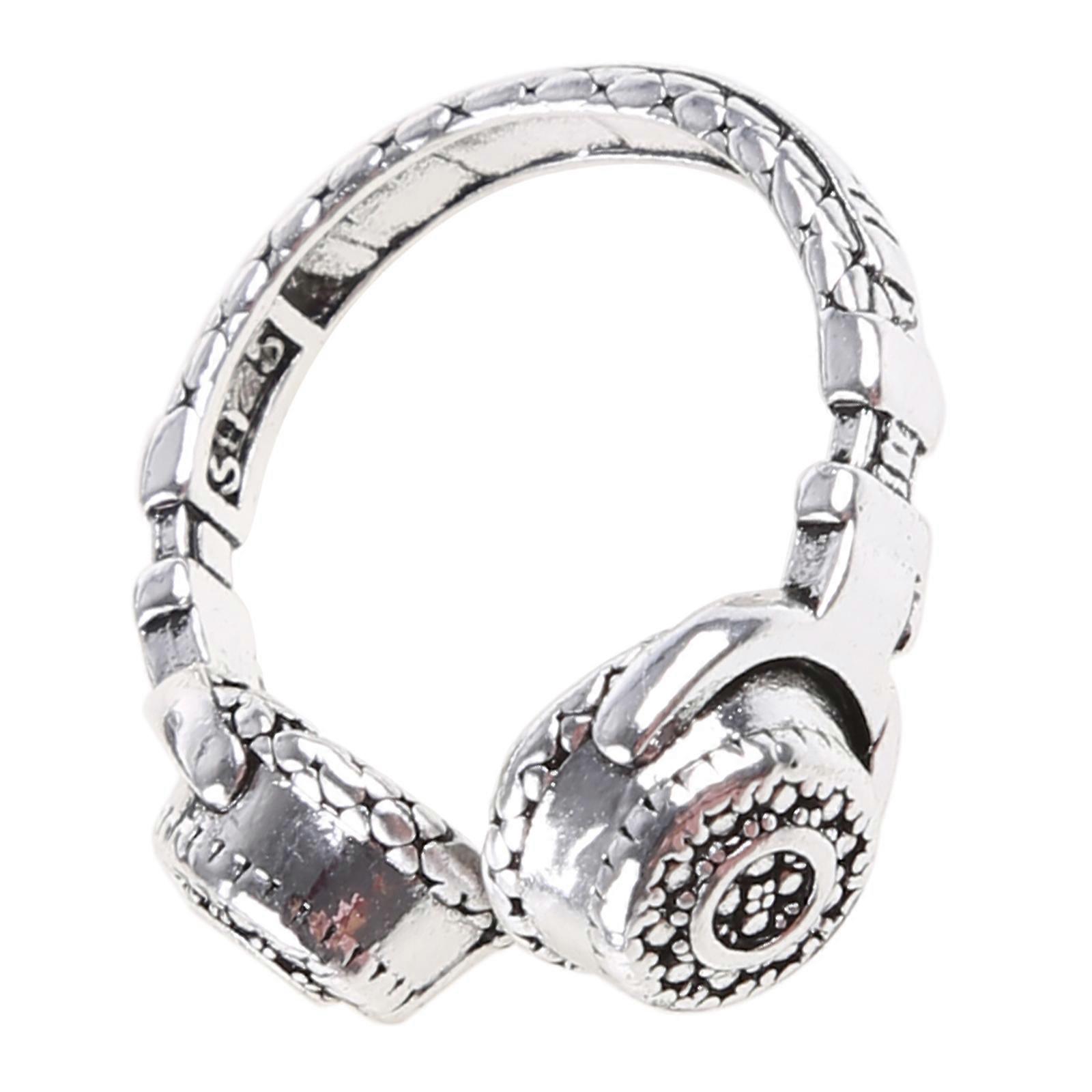 INS Trend Cold Wind Index Finger Ring Creative Earphone Ring Personality Ring