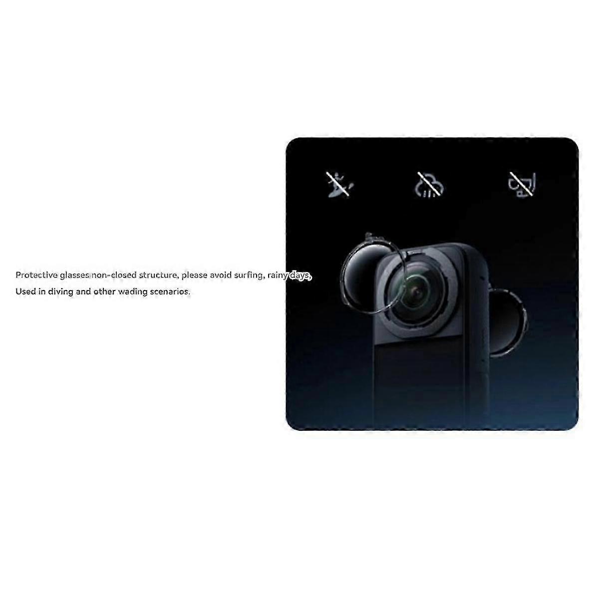 For Shadowstone X3 Standard Removable Protective Mirror For X3 Panoramic Camera Lens Protector Accessories