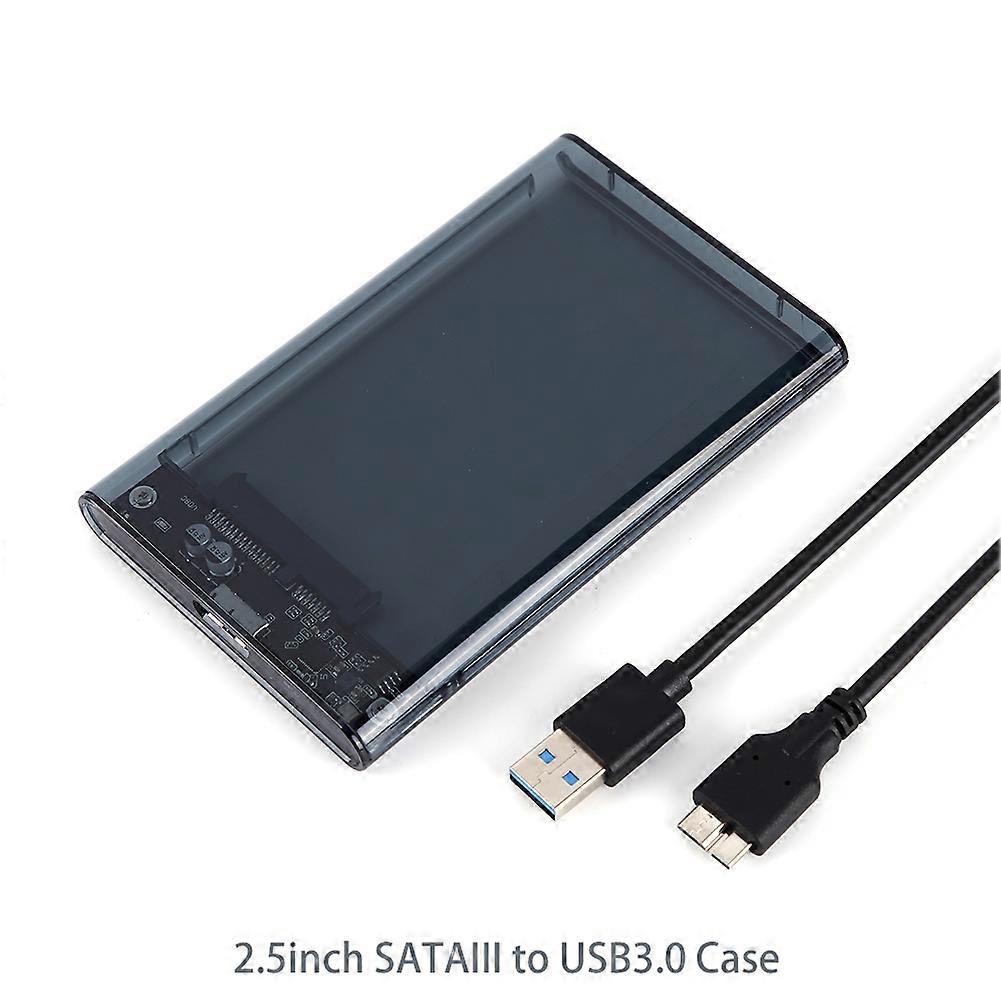 GUDGA External hd case 2.5 Transparent SATA to USB 3.0 5Gbps Portable External hard drive 2.5 hdd Enclosure For Disk SSD Box PC