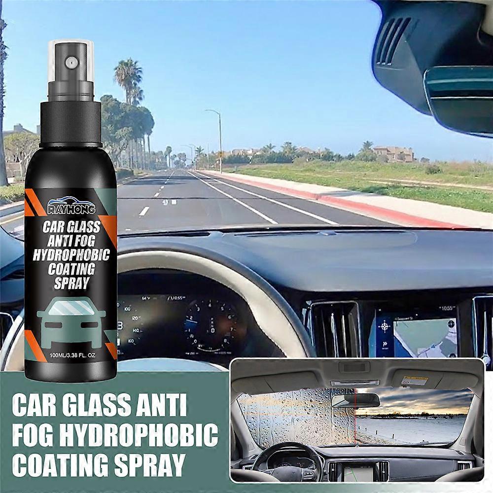 100ml Glass Hydrophobic Coating Agent, Automobile Glass Rain Proof Agent Glass Coating Spray