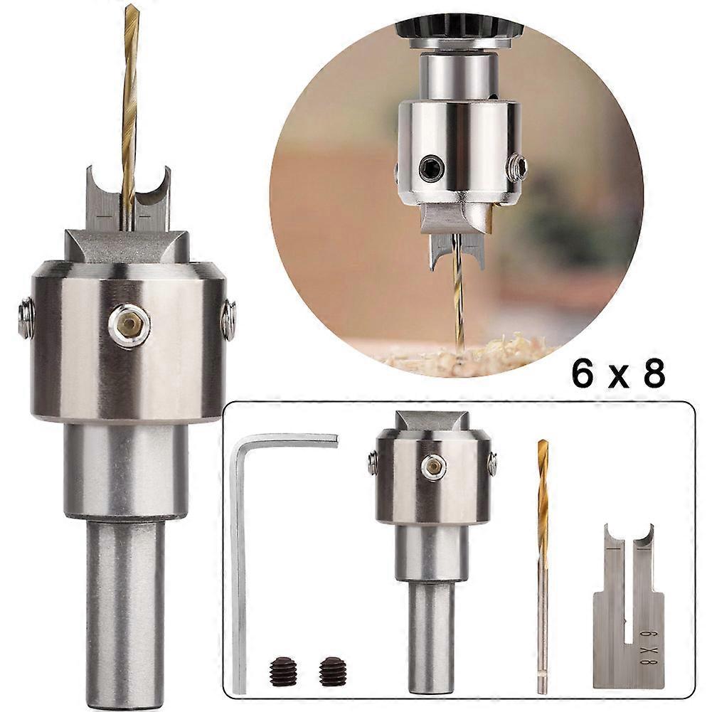 2023 New4pcs Beads Cutter Kit for Woodworking DIY, Milling Router Bit Set with Wooden Beads Maker and Drill Bit, Carpenter Accessories