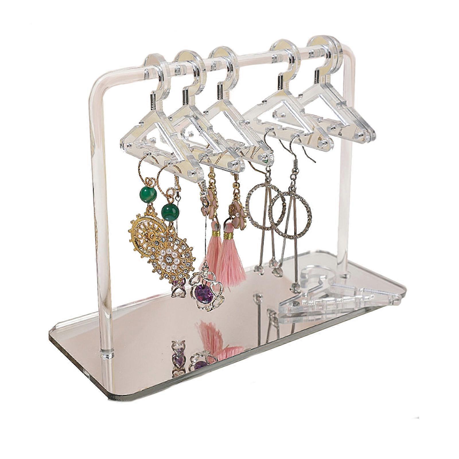 Ny ankomst - Øreringe Holder Arrangør, Akryl smykker bøjle Rack Øreringe Display Stand Smykker Opbevaring til kvinder Piger