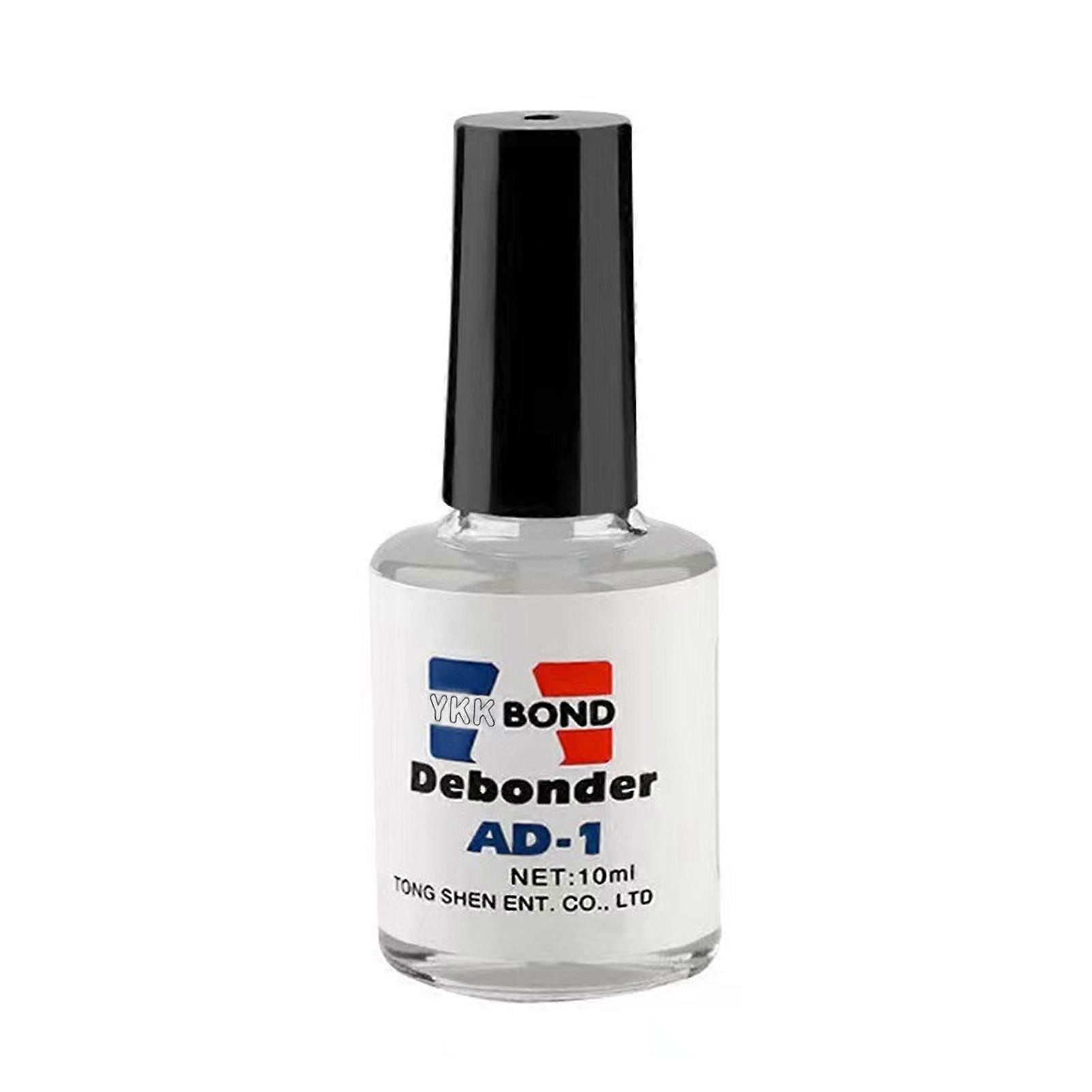10ML Nail Remover Glue Wide Application Harmless with Brush Powerful Debonding Anti Gelling Agent for Fake Fingernails QinHai
