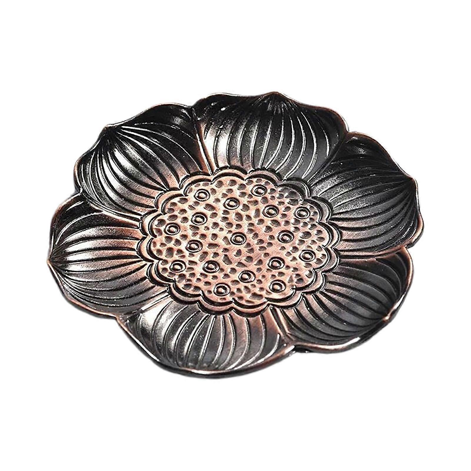 Cup Mat Non-slip Good Insulation Lotus Shape Alloy Table Decor Tea Coaster for Daily Use