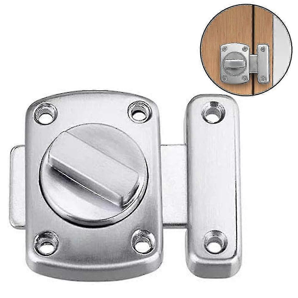 Additional Door Lock, Bathroom Latch Stainless Steel Bolt Lock